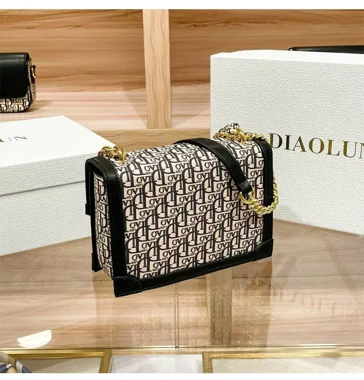 Famose borse a tracolla a catena di marca di lusso di design di alta qualità borsa e borse da donna borsa quadrata piccola di moda di lusso