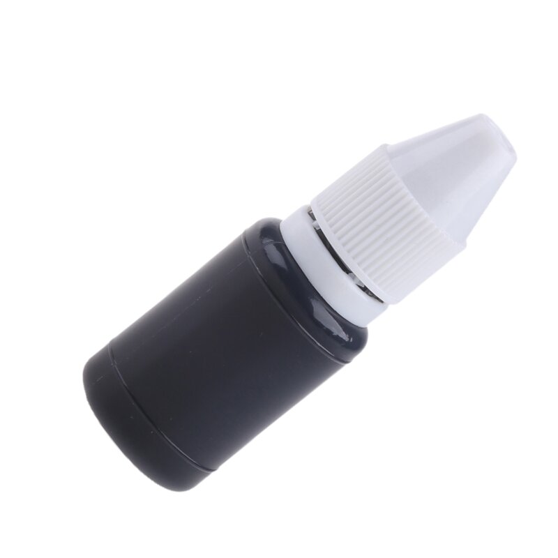 E9LB 10ml Refill Ink Stamp Refill Ink Eco-friendly Quick Drying for Most Identity Theft for PROTECTION Roller Stamps