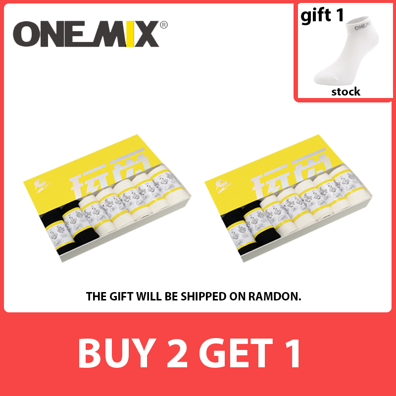 ONEMIX-남성용 편안하고 부드러운 실내 캐주얼 트레이닝 코튼 양말, 무작위 색상 및 크기 배송 7 쌍