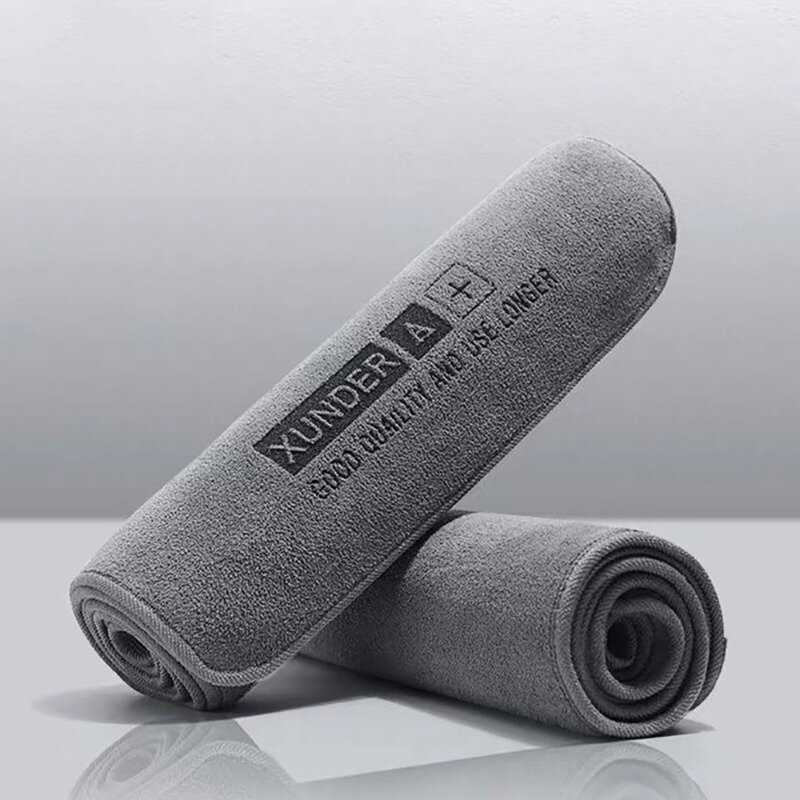 Asciugamani per la pulizia in microfibra addensati per auto panno per asciugatura premium di fascia alta panno per lavaggio con orlatura in peluche a doppio strato