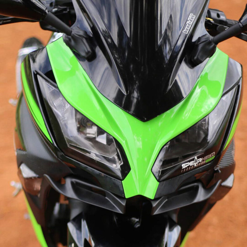 Mtkracing para kawasaki ninja 400 250 ninja400 2018-2021 frente carenagem winglets aerodinâmica asa escudo capa proteção guardas