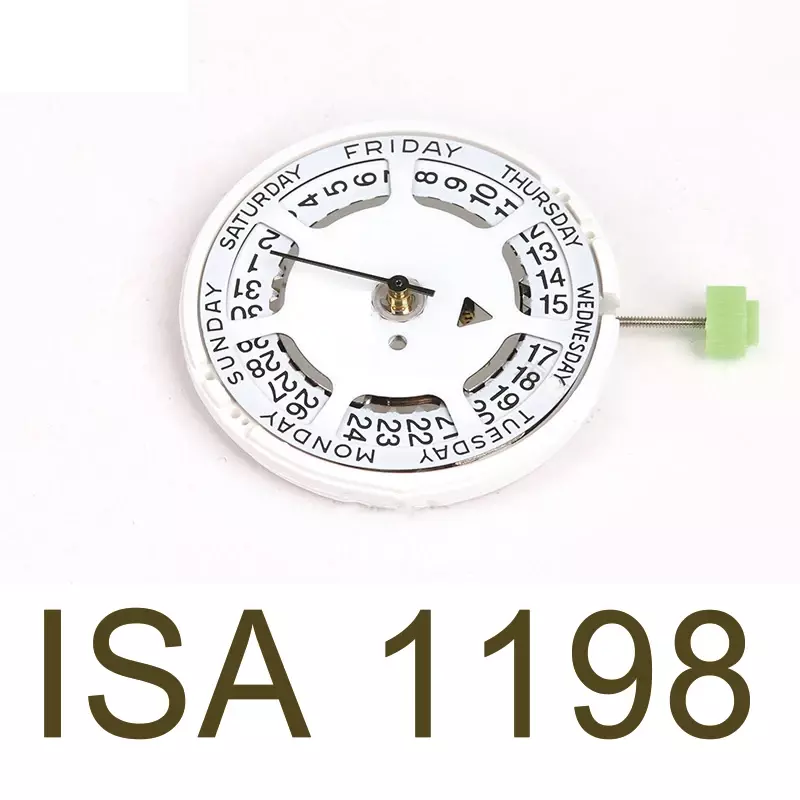 Genuine brand new Swiss ISA 1198 original quartz watch movement watch repair movement replacement parts