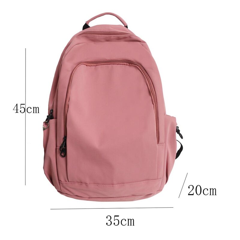Новый вместительный женский рюкзак с вышивкой имени, рюкзак для учеников Старшей школы, рюкзаки с любым текстом для студентов колледжа