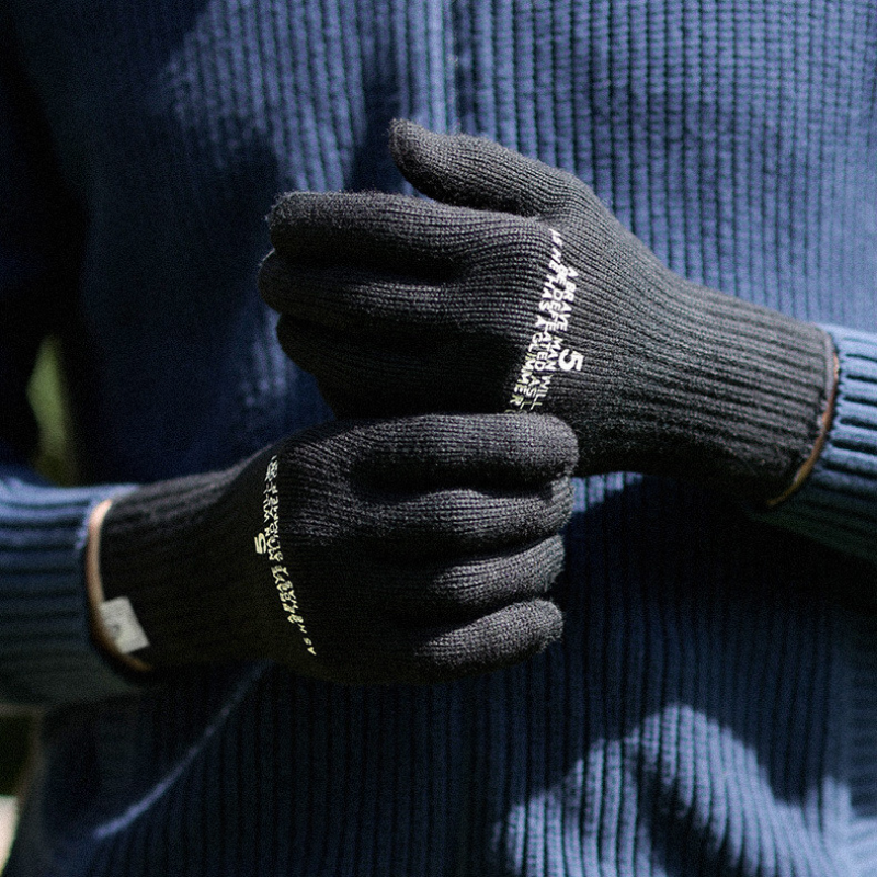 Мужские зимние перчатки для активного отдыха взрослые вязаные варежки для инструментов мужские износостойкие Нескользящие теплые перчатки для сенсорного экрана для кемпинга