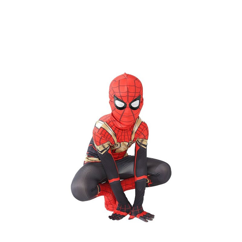Новый костюм Человека-паука, костюм супергероя возвращается в полную серию, костюм для ролевых игр, оптовая продажа, 8 шт. по более низкой цене