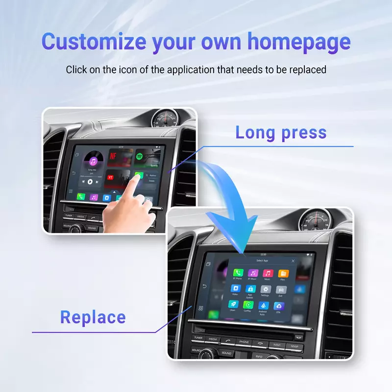 OTTOCAST-adaptador automático inalámbrico Play2Video Pro, CarPlay, Android, para Youtube, Netflix, IPTV, accesorios de coche para Kia y Toyota