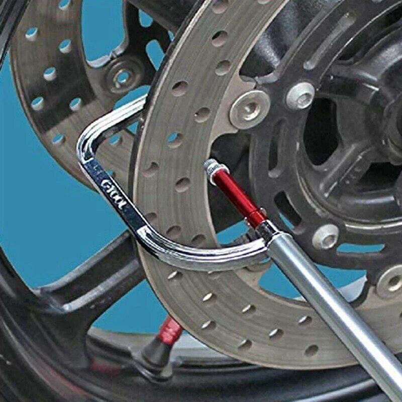 Strumento di misurazione del disco del freno 4X pinze del righello di misurazione dello spessore 0-45Mm per il rilevamento del Test di usura del disco del freno dei motocicli