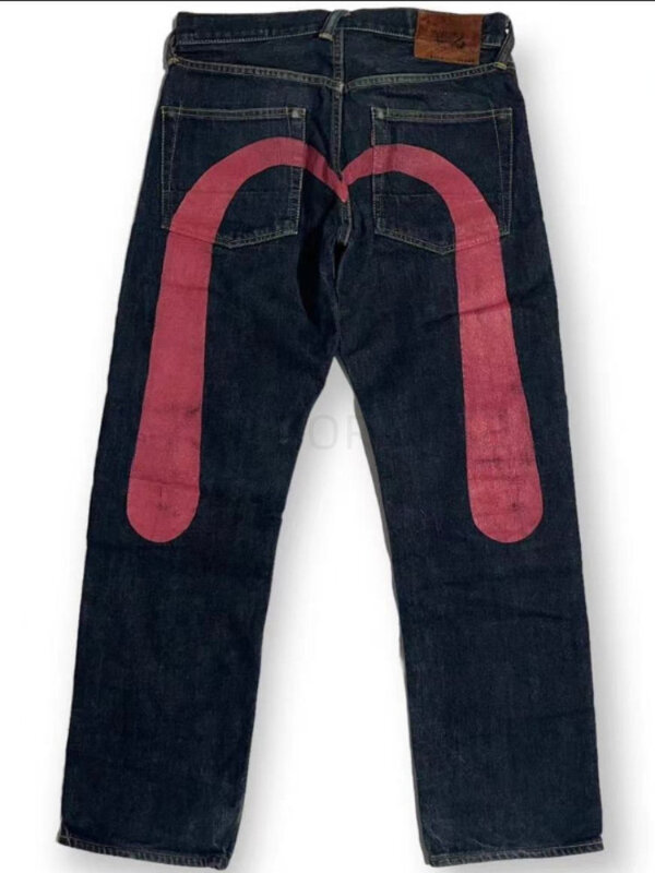 Jeans da donna gotici vestibilità ampia Y2K Jeans Vintage Punk Streetwear Denim stampato Cargo pantaloni larghi in Denim gotico ins hot