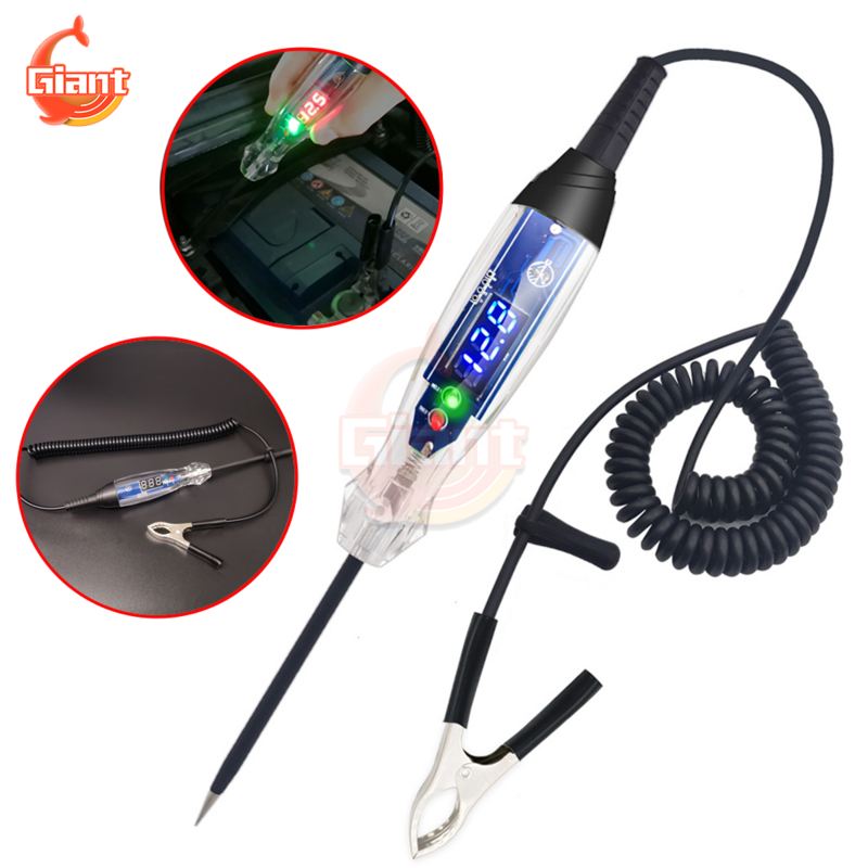 NS836 DC3-60V Digital Voltage Tester LED Lamp Electric Circuit Line Test Pen Portable Automotive Fault Diagnostic Repair Tools