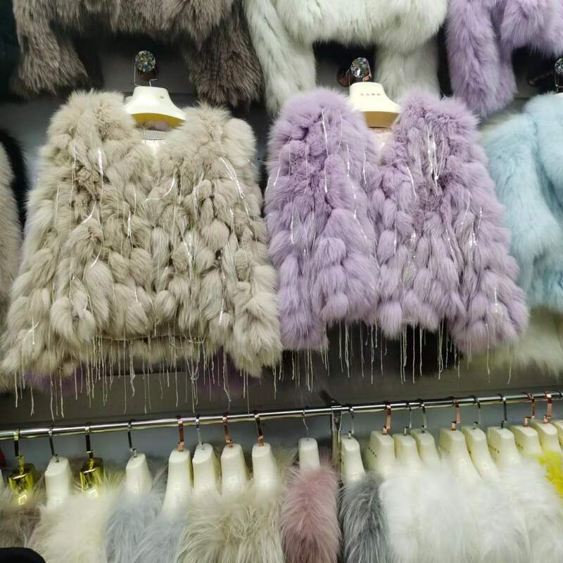 Net-레드 여성용 진짜 여우 모피 자켓 코트, 반짝이는 스팽글 태슬 레이디 모피 코트, 멀티 컬러 단색 짧은 아웃웨어, 가을 겨울