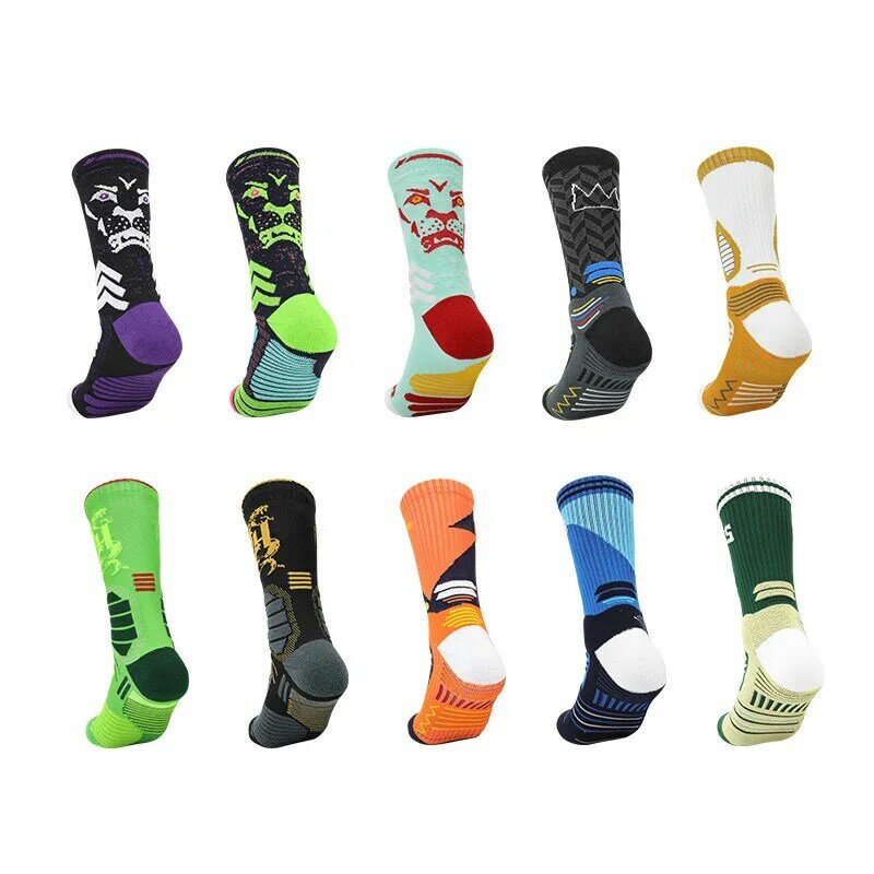 New Basketball Socks Men's Professional Sports Socks Thickening Towel High-Top Elite Tube Socks Personalized Gifts for Men