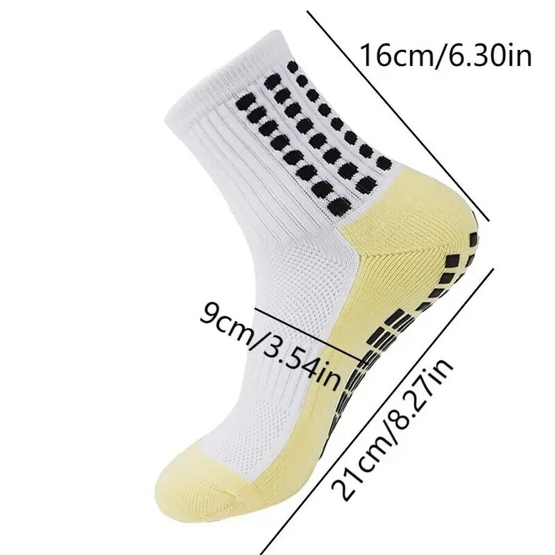 3 Pairs New Football Socks Non-slip Silicone Sole Professional Outdoor Sport Accessories Men Women Yoga  Soccer