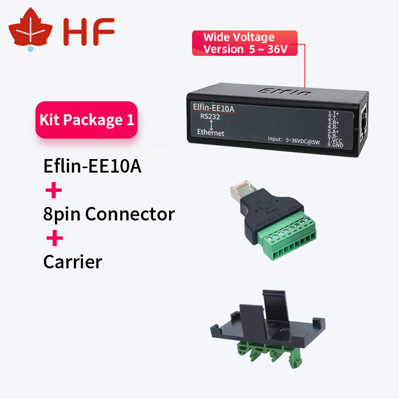 Elfin-ee10a Rs232 Single To Ethernet Modbustcp/http Ee10a Elfin-ee10a Rs232 Single Se