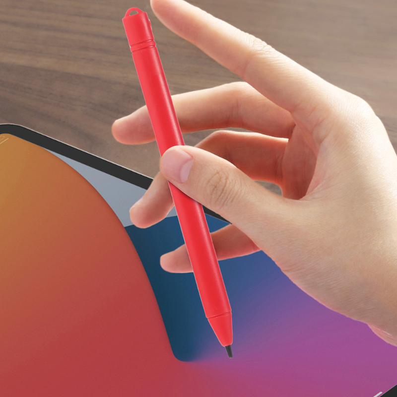6ชิ้นปากกาทาสี LCD สำหรับเด็กปากกาเขียนแท็บเล็ตปากกาวาดกระดานสายคล้องสำหรับคีย์แล็ปท็อปภาพวาดพลาสติกของเล่นเด็ก