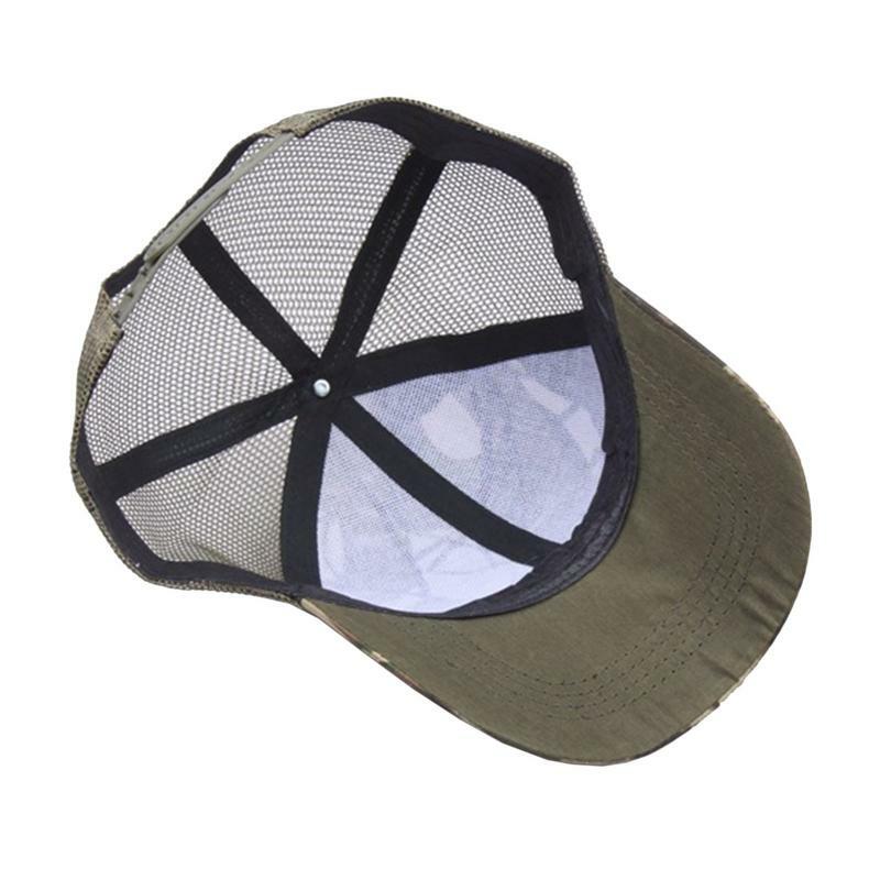 Quick Dry Chapéus Esportivos para Escalada, Chapéus de beisebol leves, Camuflagem Respirável Proteção Solar