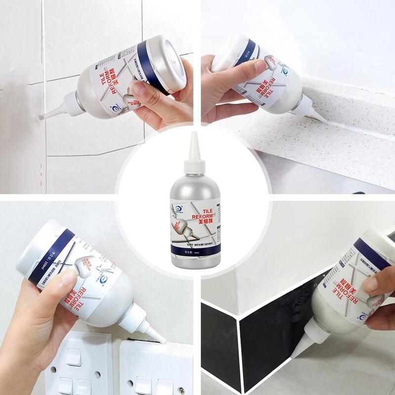 150ml Ceramic Tile Joint Waterproof Bathroom Grout Repair Agent Wall Filler Fungi Mouldproof  Cleaner Caulking Agent
