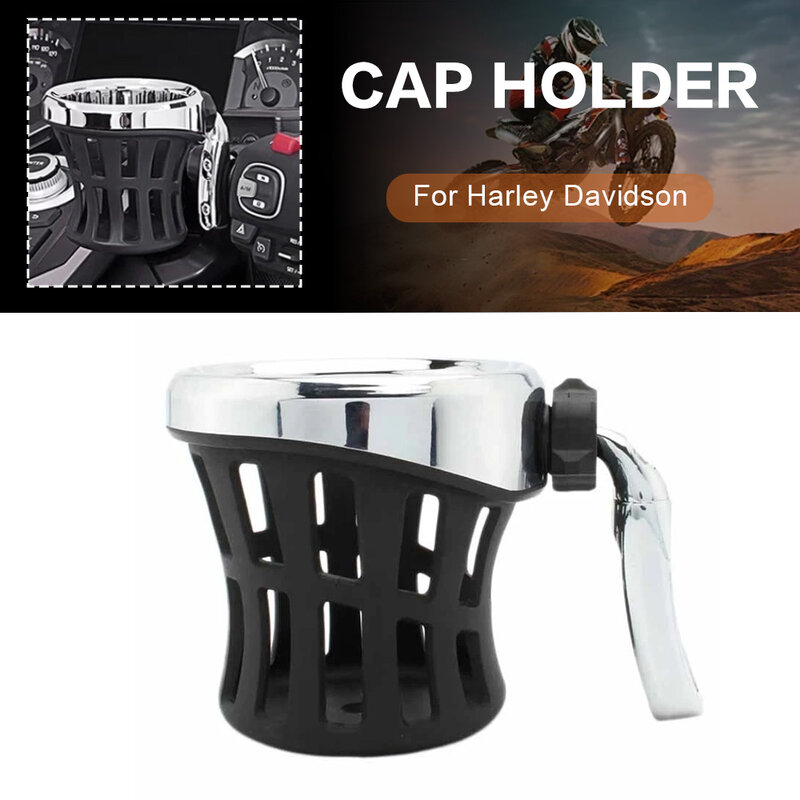XL 883 Motorcycle Cup Holder Motocross Bottle Holder Drink Cup Bracket Mounted For Harley Davidson Dyna Road Glide Ultra Classic
