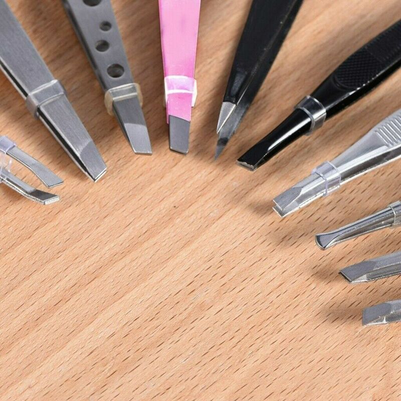 Strumenti di trucco portatili di alta qualità pinzette per sopracciglia multifunzione pinzette per capelli Clip per estensione ciglia acciaio inossidabile