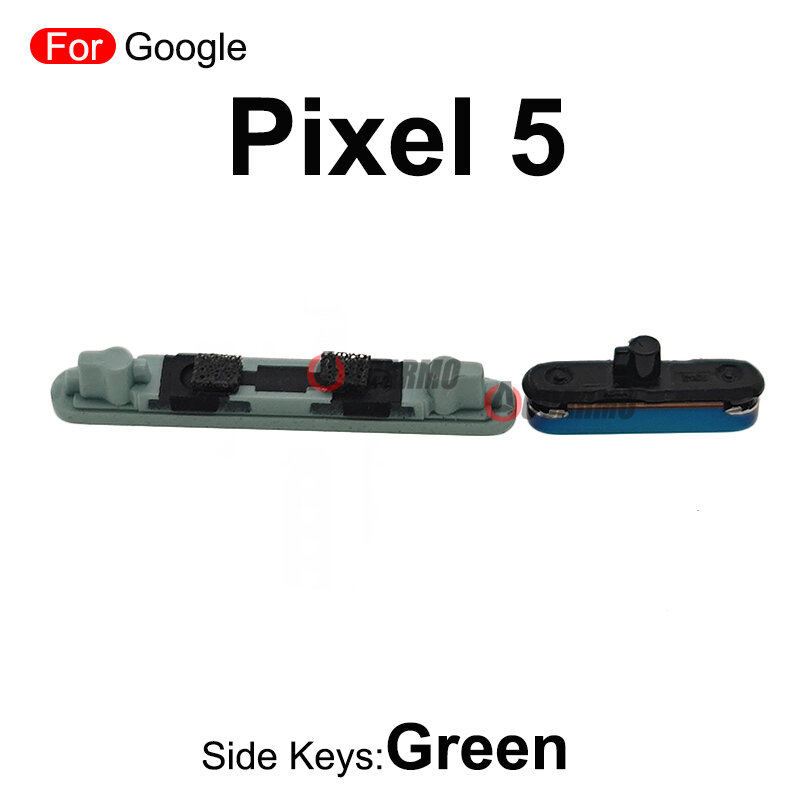 Boutons de Volume pour Google Pixel 5 6pro, bouton latéral, vert noir, pièces de rechange
