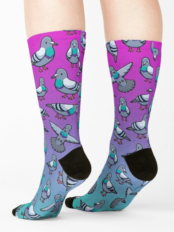 Hübsche Tauben Socken benutzer definierte Neujahr Thermal Mann Winter Kinder Socken männliche Frauen