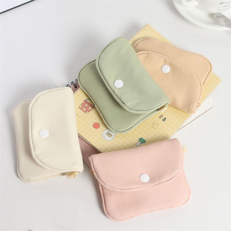 Simple Coin Wallet Card Bag Japanese and Korean Fashion Coin Bag Student Trend Small Hanging Bag Travel License Storage Bag
