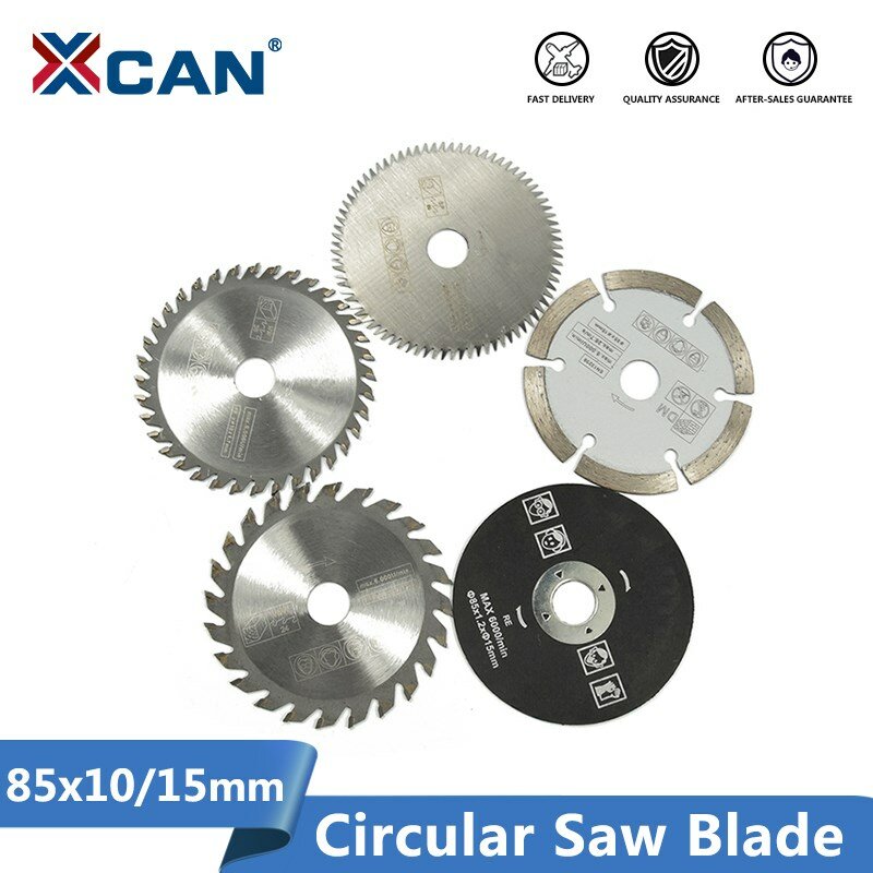 XCAN 85mm Saw Blade Mini Cutting Disc for Dremel Power Tools Wood Circular Saw Blade