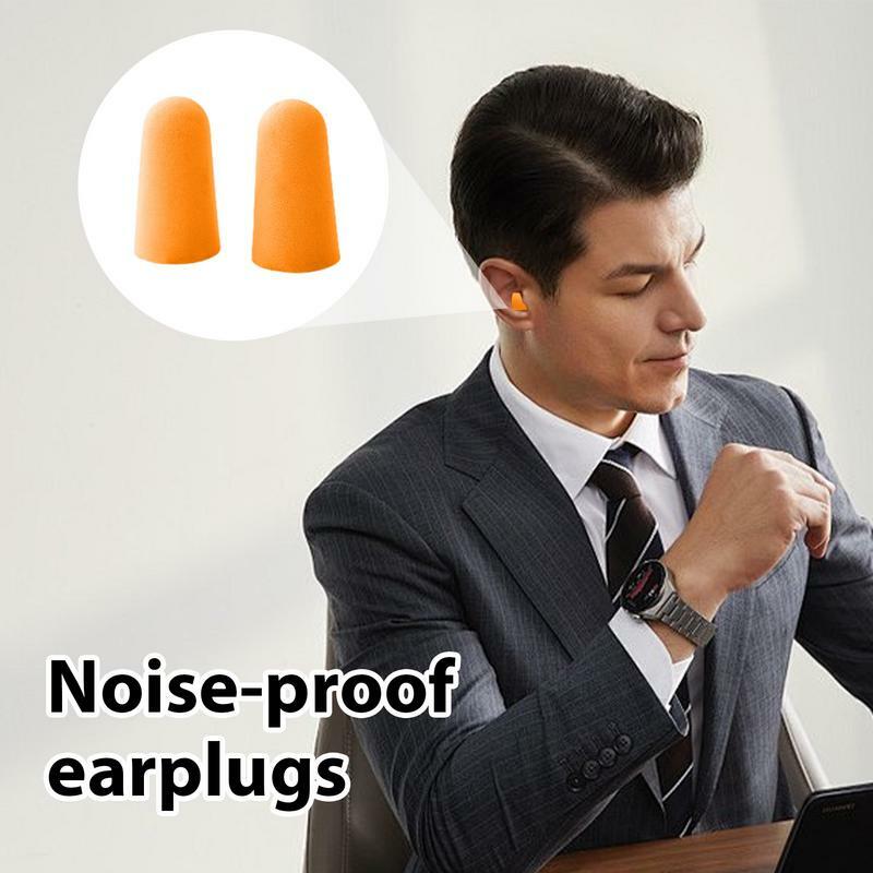 Noise Cancelling Ear Plugs Super Soft 2pcs Reusable Hearing Protection Comfortable Ear Plugs Soft Noise Cancelling Earplugs