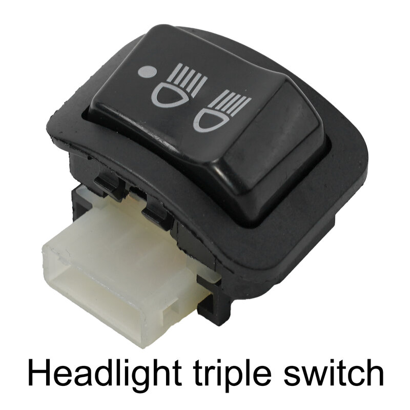 Interruptor direto preto plug-and-play alto e baixo, sem montagem necessária, apto para Honda Wave 110, RS150, novo, 1pc