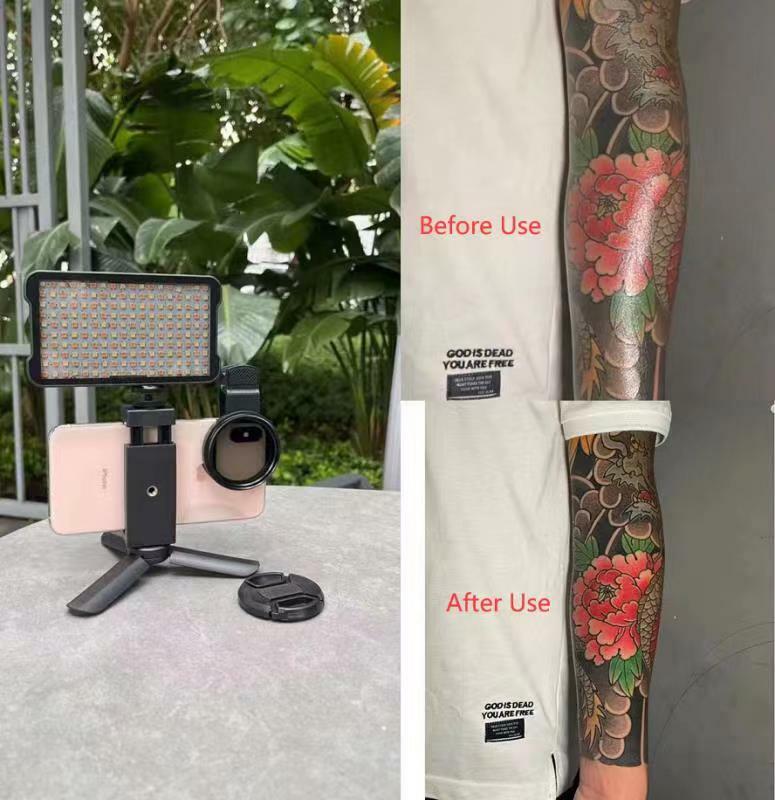 Reduzir a luz reflexiva de tatuagens, lente celular, filtro polarizador circular, compatível com qualquer telefone, 52mm Cpl
