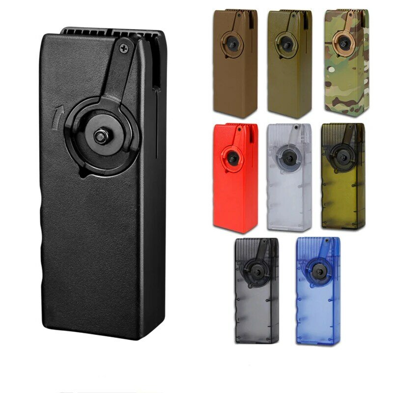 Airsoft Paintball BB Speed Box M4 Hand Crank Hunting Magazine Quick Loader 6MM 1000 Rounds Mag Box Case Hunting Accessories