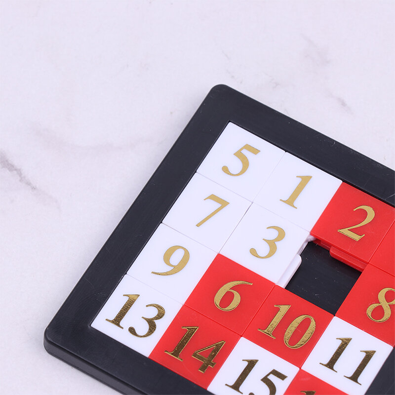 เกมปริศนาเกมส์ปริศนาสไลด์ตัวเลข1-15เกมฝึกสมองของเล่นเพื่อการเรียนรู้สำหรับของเล่นเด็ก
