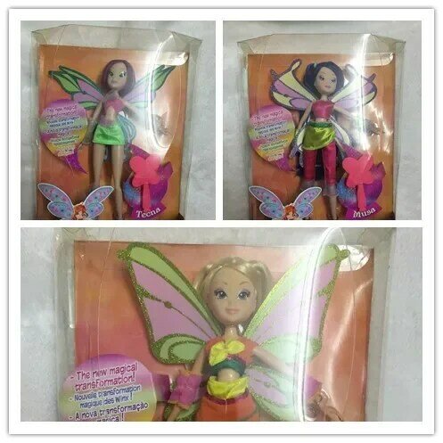 Believix Fairy e Lovix Fairy Doll Action Figures, boneca alta com brinquedos clássicos, presente BJD, bonecas Fairy Bloom, 28cm