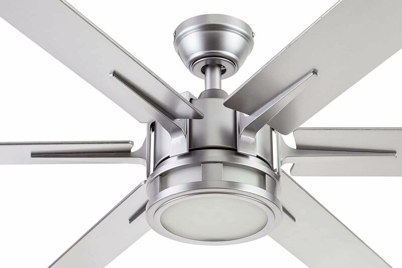 Honeywell Ceiling Fans Kaliza, 56 Inch Indoor Modern LED Ceiling Fan with Light and Remote Control, Dual Mounting Options