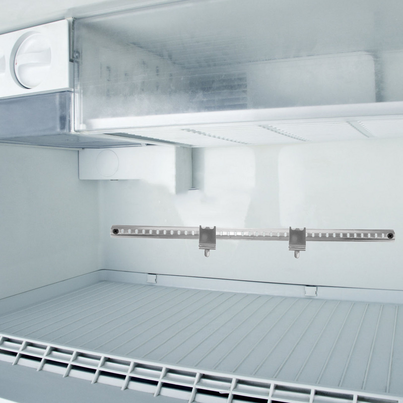 Estante de soporte para refrigerador, Clips de barra de congelador, piezas de nevera, abrazadera de acero inoxidable