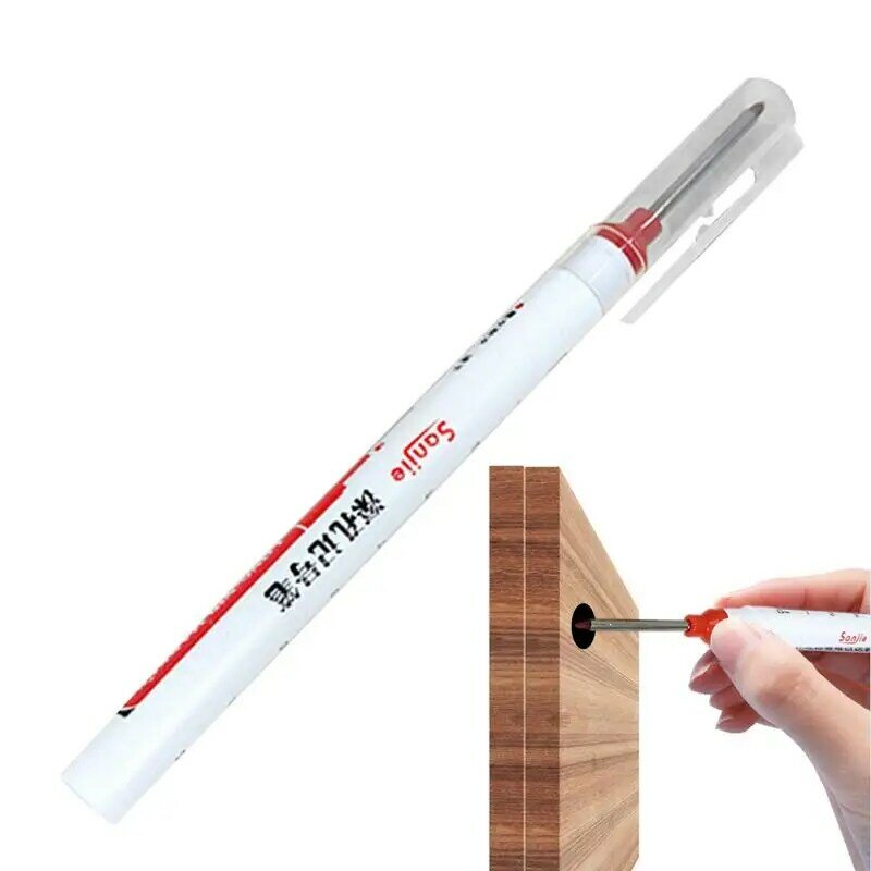Metal Glass Markers Industrial Long Nib Marker Pen Fast Drying Carpentry Accessories For Electric Drilling Glass Installation