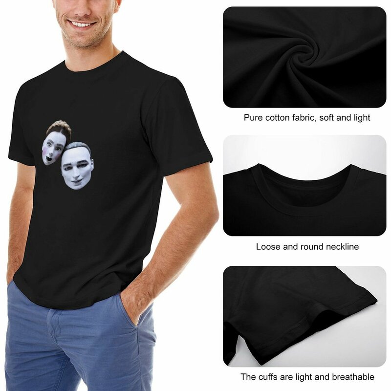 humor fashion t shirt IC3PEAK T-Shirt Short sleeve tee funny t shirt funny t shirts slim fit t shirts for men black t-shirt