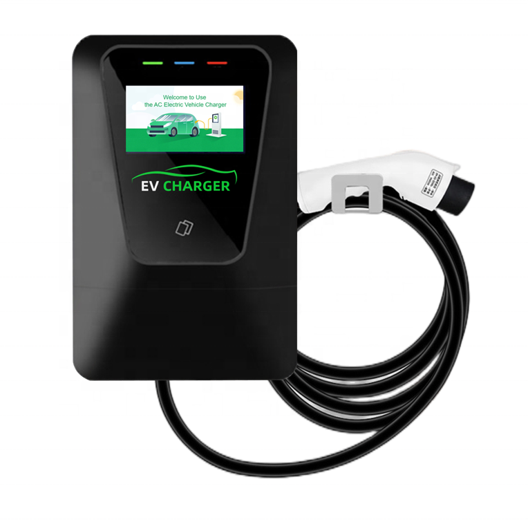 Wall-mounted Ev Car Charging 7Kw 11Kw 22Kw Wall Box Ac Ev Charger Station