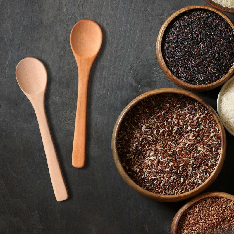 10/20/50/100pcs Mini Wooden Spoon Small Soup Spoons Serving Spoons Wooden Honey Teaspoon for Seasoning Oil Coffee Tea Sugar