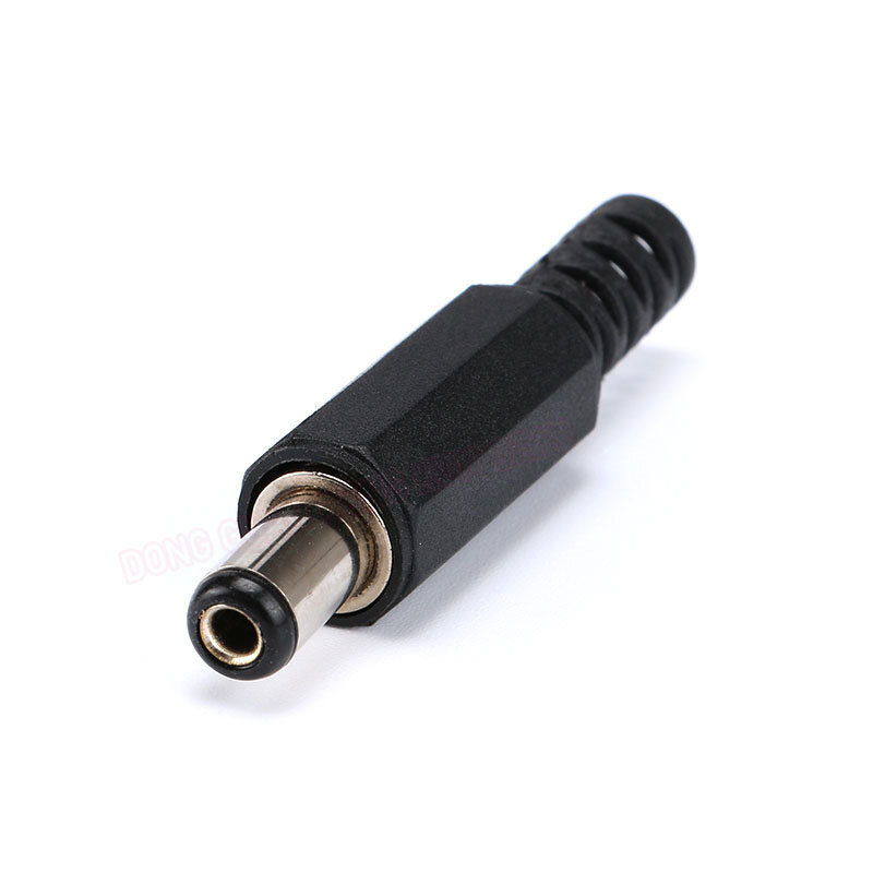 Enchufe de alimentación de CC DC-005, conector de alimentación tipo cable de soldadura de 5,5x2,1/2,5mm, orificio redondo, 10 piezas
