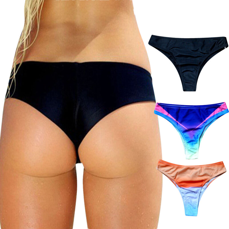 Thin Thong Swimwear Seamless Thongs Women Underwear Sexy Lingerie G String Tanga Brazilian Lenceria Mujer T-back Cotton Low Rise