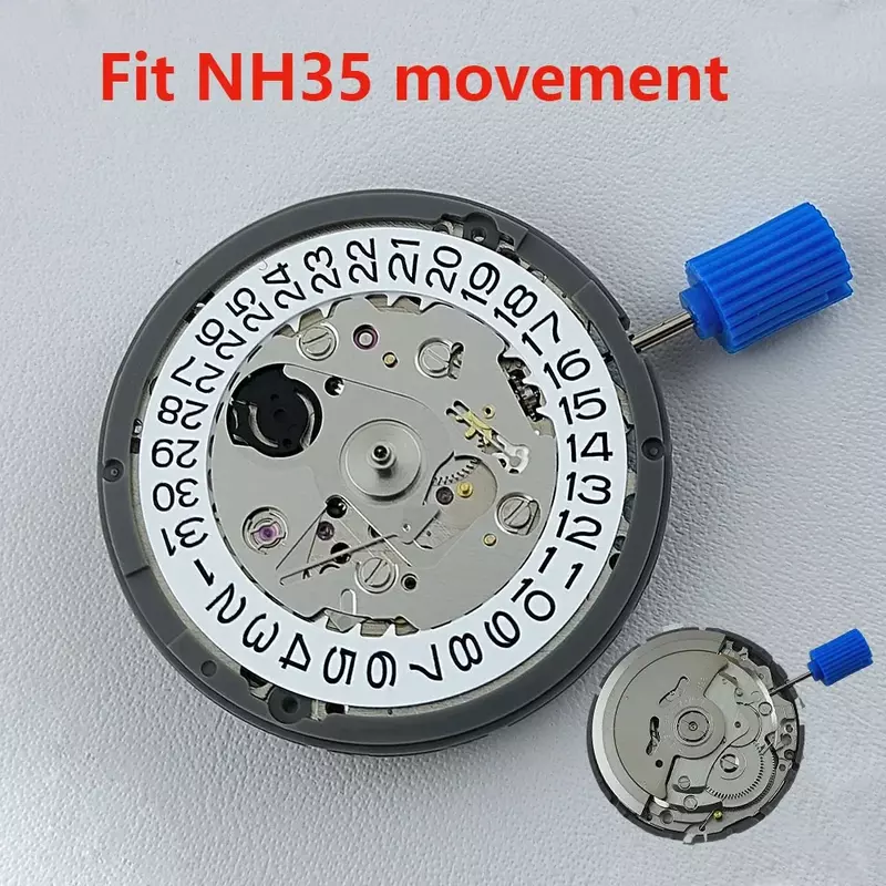 Manecillas de esfera de caja Nh35 de 42mm, piezas de reloj impermeables de acero inoxidable, accesorios para Seamaster 300 Nh36, movimiento mecánico, reloj Aaa