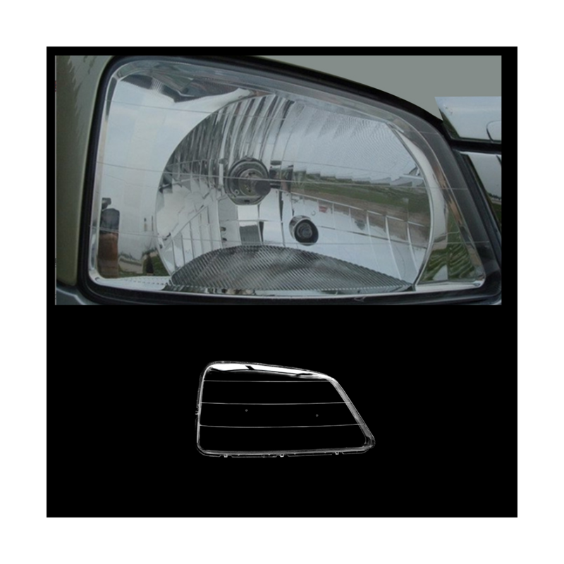 Toyota Terios 2001-2004 오른쪽 헤드라이트 쉘 램프 쉐이드 투명 렌즈 커버 헤드라이트