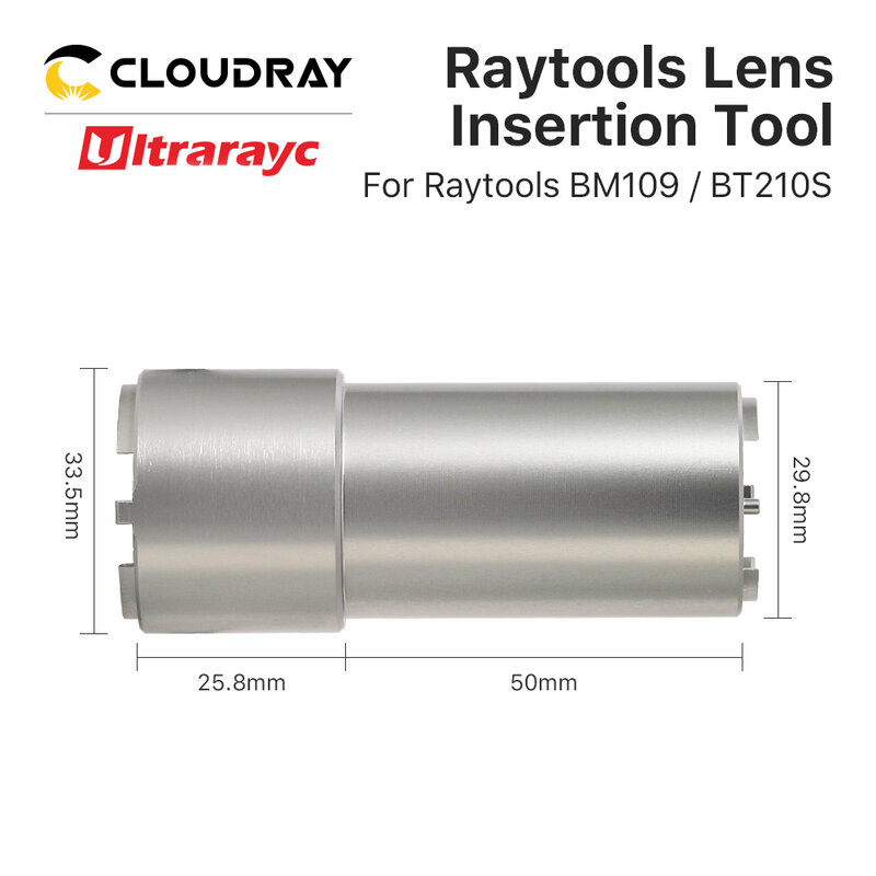 Ultrarayc-Raytools 초점 및 시준 렌즈 삽입 도구, BT210S BT240S BM111 BM110 BM109 레이저 커팅 헤드