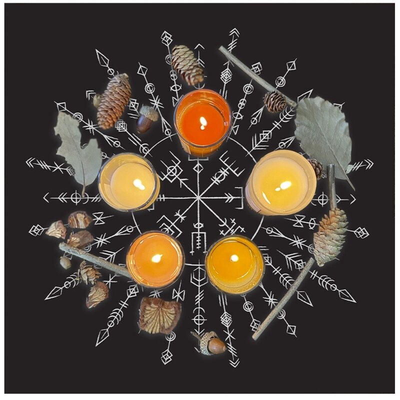 Tapis jeu société oracles astrologiques couverture Table tapis carte nappe Divinations
