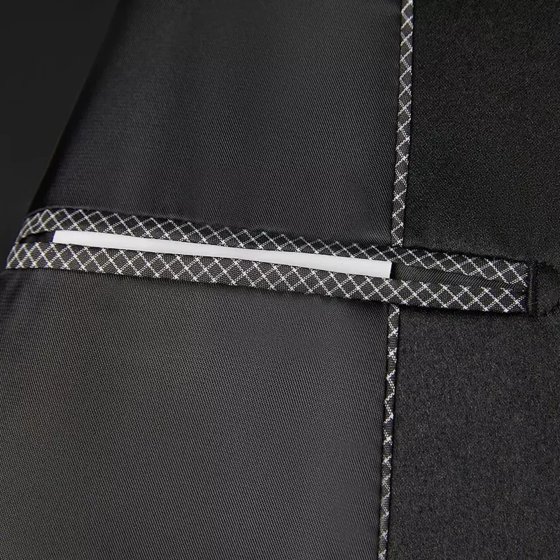 Luksusowy męski komplet garniturów czarny 2-częściowy blezer + spodnie dla pana młodego drużba elegancki męski odzież robocza biurowy płaszcz damska kurtka strój na studniówkę