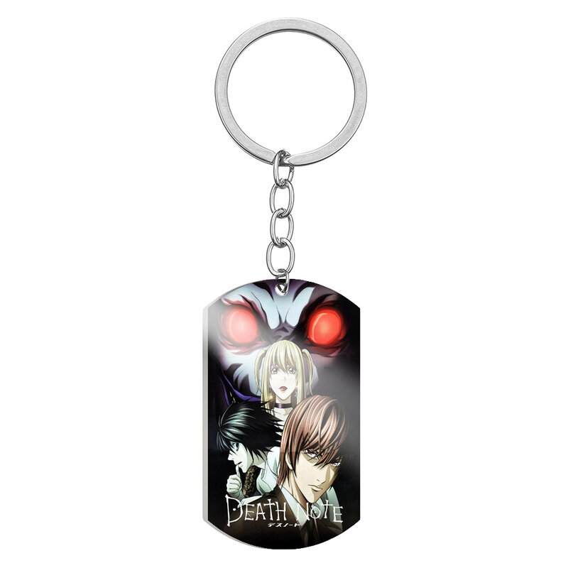 LLavero de Anime Death Note Yagami Light L · Lawliet Ryuk Cosplay, llavero de aleación de Metal, accesorios colgantes, regalo