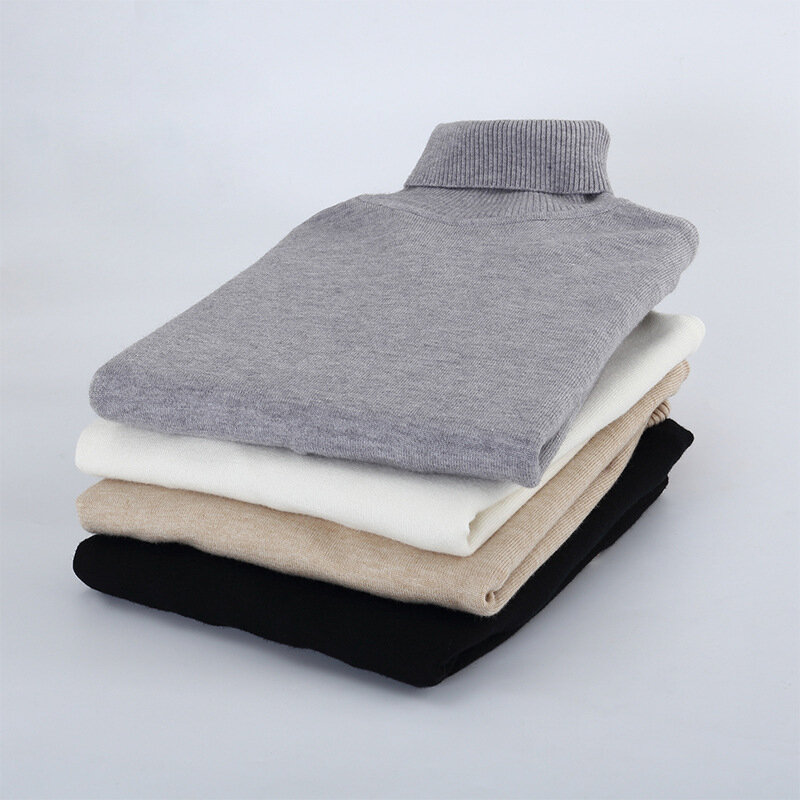 Mrmt-メンズ長袖アーバンハイカラーセーター,韓国のknitwearセーター,流行のセーター,新品,2024