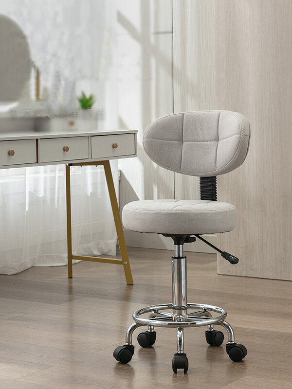 Hairdressing Stool Salon Furniture Barber Shop Chairs Stylis Tattoo Chair Liftable Rotatable Beauty Nail Pulley Work Chair