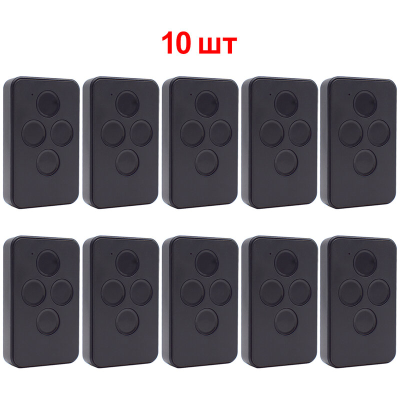 10pcs DOORHAN TRANSMITTER - 4 PRO Gate Door Remote Control 433MHz KeyFob For Gates and Barriers