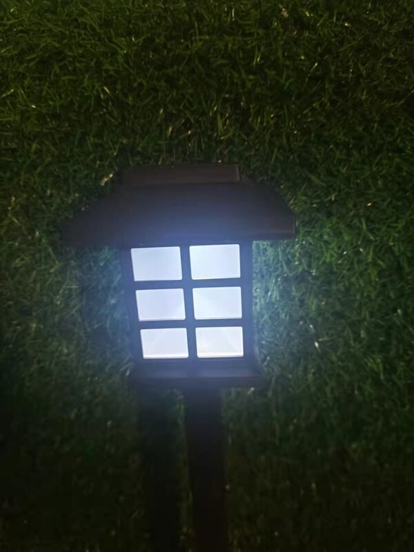 Solar powered house lamp waterproof Chinese style courtyard lamp decoration outdoor floor lamp solar powered floor lamp